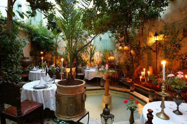 RIAD ARABESQUE Hotel fes Riad fes :  Restaurant